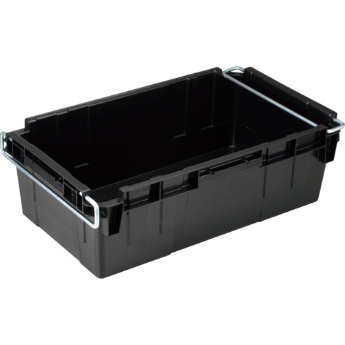 ■RISU HB型コンテナ HB&minus;56 黒 HB56RRBK(7102211)&times;5[送料別途お見積り][法人限定][外直送]｜ファーストFACTORY