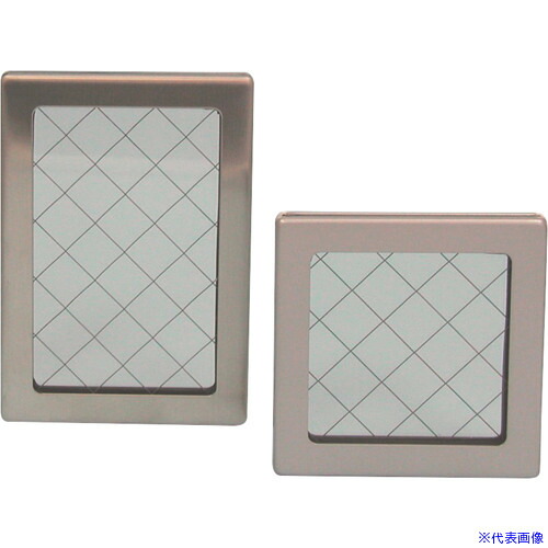 ■SHINOHARA SUS製 計器用窓枠SNS型 UVカットフィルム仕様 網入ガラス 166×26×232mm SNS1520AUV(7169135)[送料別途お見積り][法人限定][掲外取寄]