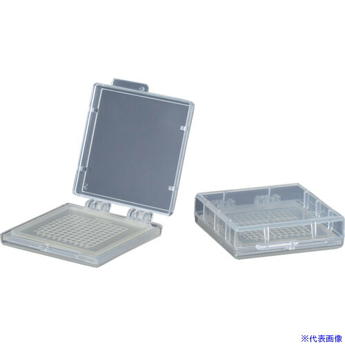 ■EXSEAL 精密デバイス搬送ケース ゲルベース2インチ 透明 フラットFS8 Lタイプ 10個入 GC0016061(7170291)[送料別途お見積り][法人限定][掲外取寄]｜ファーストFACTORY