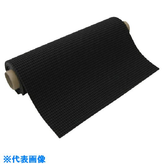 ■トーワ ダイヤマットAM 1000mm×10m ブラック DMAM1007(7217269)[法人限定][外直送元]