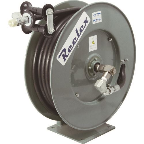 ■Reelex 高圧温水用ホースリール 14MPa 内径9.5mm×20m ORP920FY140(7220634)[法人限定][外直送元]
