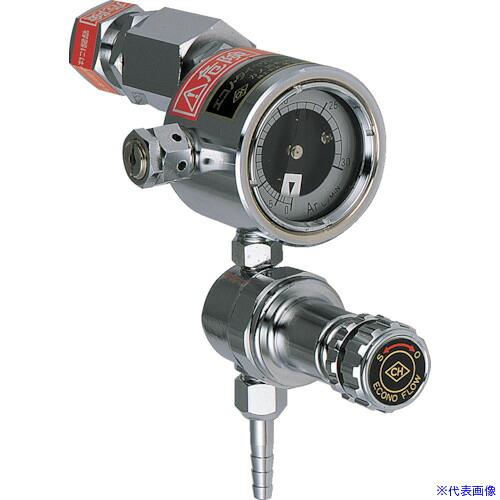 ■千代田 ガス節約器付調整器エコノダイヤル 配管取出し用 UHRCO250(7223196)[法人限定][外直送元]｜ファーストFACTORY