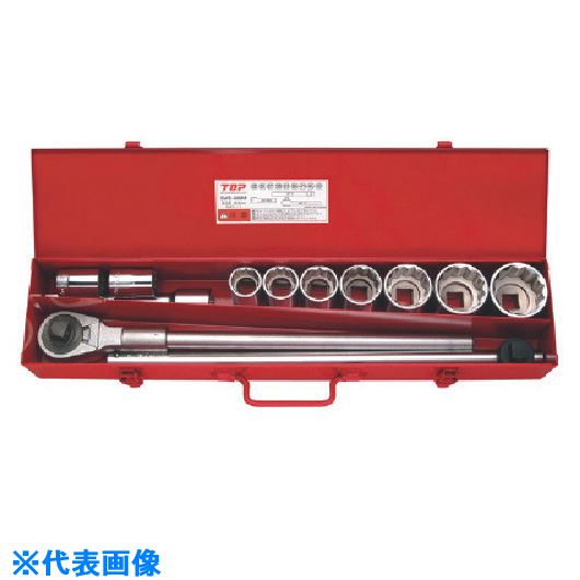 ■トップ工業(TOP) ソケットレンチセット 差込角19.0mm 12点 SWS609M(7234350)[送料別途お見積り][法人限定][掲外取寄]