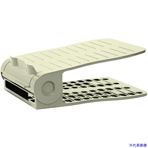 ■SANKO pla 200297 シューズストッカー ダブル2P グレー 211&times;265&times;85 200297(7235459)&times;18[送料別途お見積り][法人限定][掲外取寄]｜ファーストFACTORY