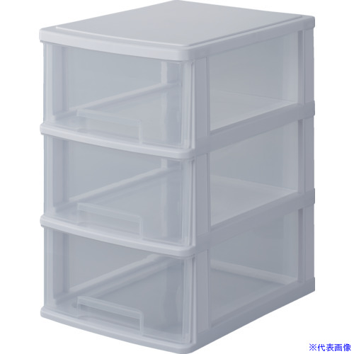 ■SANKO pla 衣装ケース 427663 ストッキー SA－430 ホワイト 264×349×413 427663(7235480)×8[送料別途お見積り][法人限定][掲外取寄]