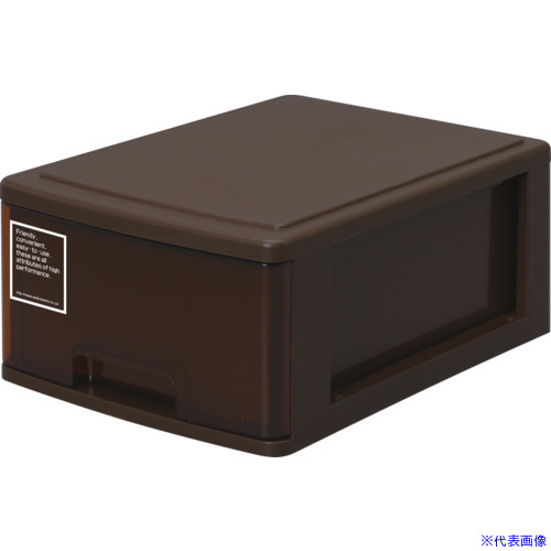 ■SANKO pla 収納ボックス 431684 シルキー 410 ブラウン 252×350×149 431684(7237054)×16[送料別途お見積り][法人限定][掲外取寄]