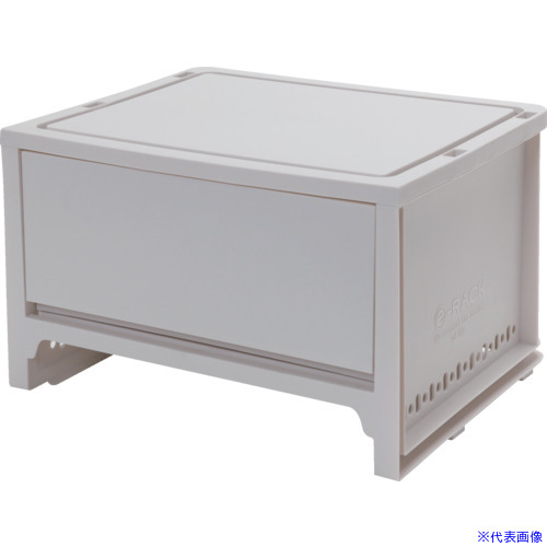 ■SANKO pla 436078 eラック 引き出し L ベージュ 363×288×227 436078(7238624)×12[送料別途お見積り][法人限定][掲外取寄]