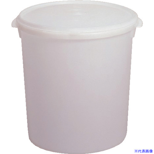 ■SANKO pla 食品保存容器 550612 シール容器 A－240 ホワイト φ360×φ360×345 550612(7238663)×20[送料別途お見積り][法人限定][掲外取寄] 18,429円
