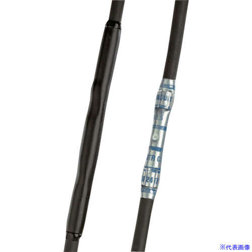 ■PANDUIT 粘着剤付き熱収縮チューブ 収縮率3:1 標準タイプ (25本入) HSTTA3848Q(7310901)[送料別途お見積り][法人限定][掲外取寄]