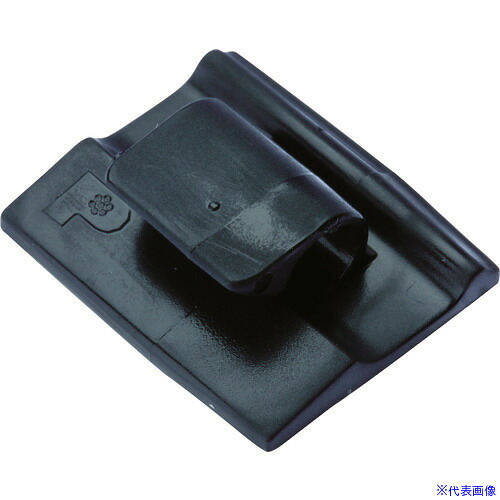 ■PANDUIT 固定具 コードクリップ ゴム系粘着テープ付 黒 (100個入) ACC19AC20(7311541)｜ファーストFACTORY