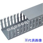 ■PANDUIT Fタイプ配線ダクト(PVC製鉛フリー)ライトグレー 57.4×79.2×1830 6FT(フィート) 1本 F2X3LG6(7312237)×10[送料別途お見積り][法人限定][掲外取寄]