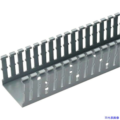 ■PANDUIT Fタイプ配線ダクト(PVC製鉛フリー)ライトグレー 108.2×104.1 6FT(フィート) 1本 F4X4LG6(7312334)×10[送料別途お見積り][法人限定][掲外取寄]