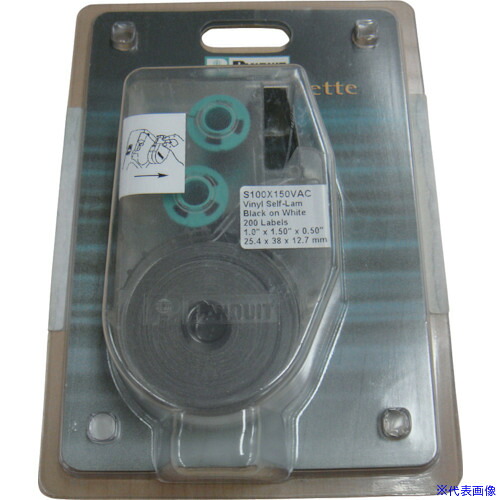 ■PANDUIT 熱転写ハンディプリンタ用セルフラミネートラベル白 印字部6.4&times;横12.7 450枚入 S050X075VAC(7315309)&times;10[送料別途お見積り][法人限定][掲外取寄]｜ファーストFACTORY