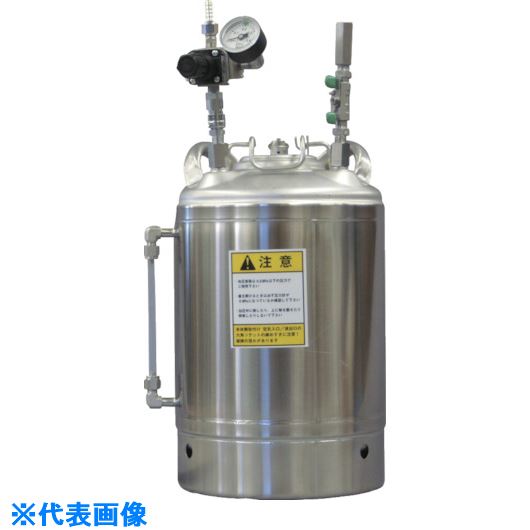 ■扶桑 ステン圧送タンクCT&minus;N10LT&minus;SR Lゲージ付 耐溶剤性 CTN10LTSR(7316666)[法人限定][外直送元]｜ファーストFACTORY