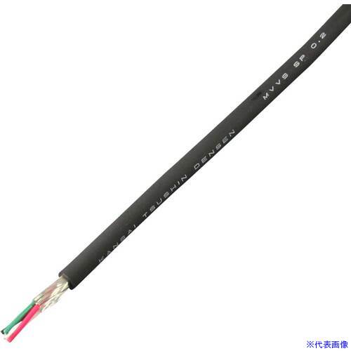 ■KYОWA マイクロホン用ビニルコード 横巻きシールド 3c 100m MVVSSP0.2SQX3C100M(7333059)[送料別途お見積り][法人限定][掲外取寄]｜ファーストFACTORY