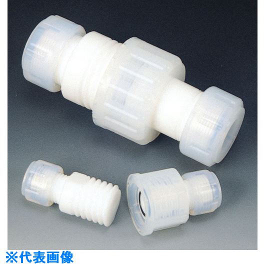 ■フロンケミカル フッ素樹脂 分離型ユニオン 12φ NR1290004(7352689)[送料別途見積り][法人・事業所限定][掲外取寄]