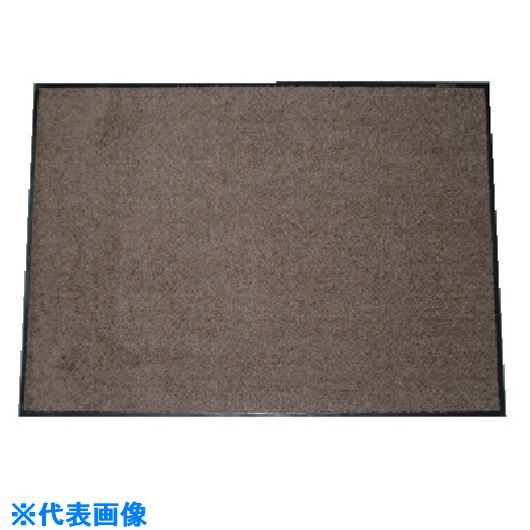 ■コンドル 屋内用ホコリ落し用マット ロンステップマット#15 900mm×1500mm R5BR ブラウン F115(BR)(7365250)[送料別途お見積り][法人限定][掲外取寄]