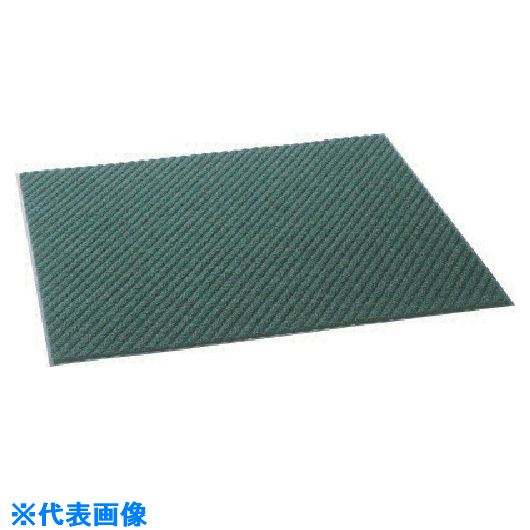 ■コンドル 屋内用細かい泥落し用マット ロンハードマットNP&minus;100 #15 900mm&times;1500mm 緑 F12815(GN)(7367082)[送料別途お見積り][法人限定][掲外取寄]｜ファーストFACTORY