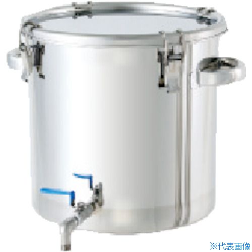 ■MONOVATE ステンレスタンク ストレート密閉タンク(ボールバルブ付) 25L CTHV33(7515901)