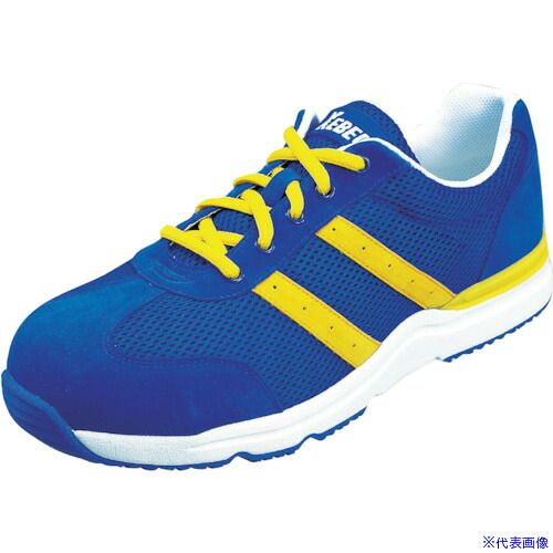 ■XEBEC めちゃ軽セフティシューズ 85110 ブルー 23.5CM 8511040235(7527446)