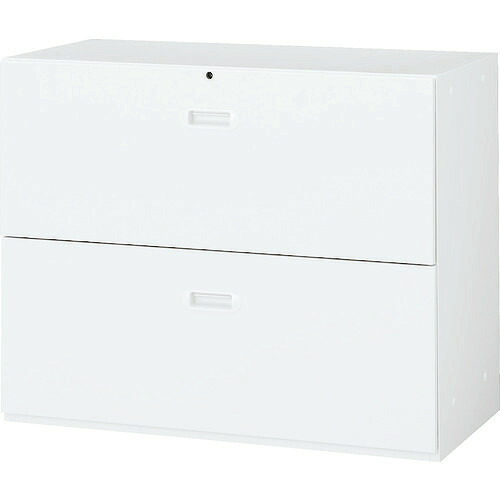 ■TRUSCO ユニット型壁面書庫 ラテラル2段 H720 ホワイト UAW7(7658010)[法人限定][直送元]
