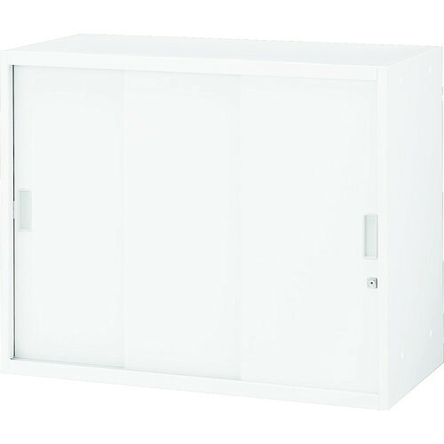 ■TRUSCO ユニット型壁面書庫 スチール引違い3枚戸 H720 W色 USSW7(7658281)[法人限定][直送元]｜ファーストFACTORY
