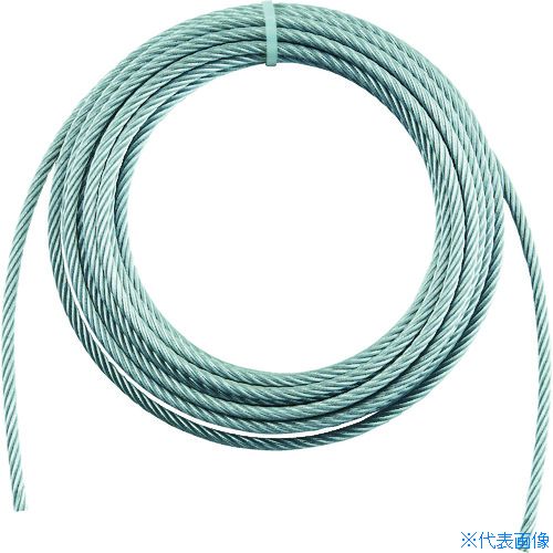 ■TRUSCO 手動ウインチ用ワイヤーΦ8×20M用(切りっ放し) WW820(7673523)