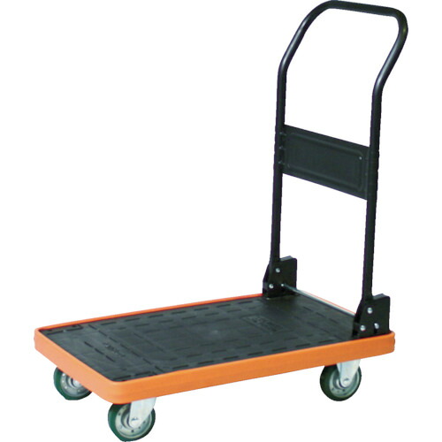 ■TRUSCO MKP樹脂製台車 折りたたみ式 716X436 ウレタン MKP151U(7679432)[法人限定][直送元]｜ファーストFACTORY