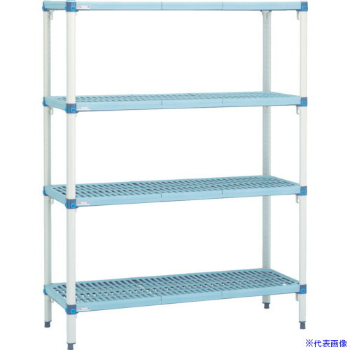 ■ERECTA メトロマックスiグリッドマット 間口1520mm×奥行465mm×高さ1866mm 5段 MX1860GMX74P5(7707126)[法人限定][直送元]