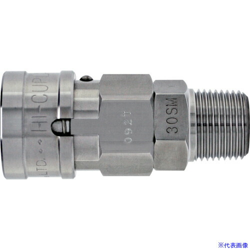 ■日東 ハイカプラBL (めねじ取付用ソケット) 相手側取付サイズRc1/2(40496) 40SMBLSUSNBR(7780885)