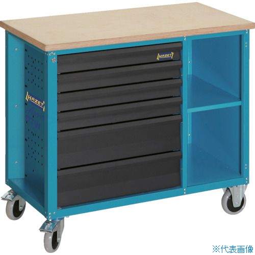 ■HAZET スチール製ワゴン モバイルワークベンチ 177W6(7832982)[送料別途お見積り][法人限定][直送]｜ファーストFACTORY