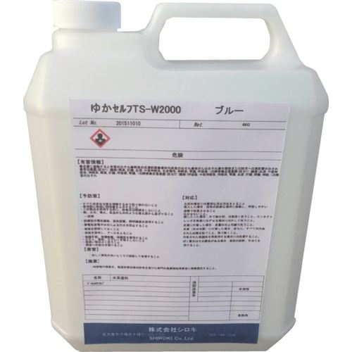 ■シロキ ゆかセルフ ブルー 4KG 7760206(7840161)[法人限定][外直送元]｜ファーストFACTORY 15,500円