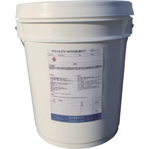 ■シロキ ゆかセルフ 防滑タイプ グレー 15KG 7760215(7840250)[法人限定][外直送元]｜ファーストFACTORY 22,259円