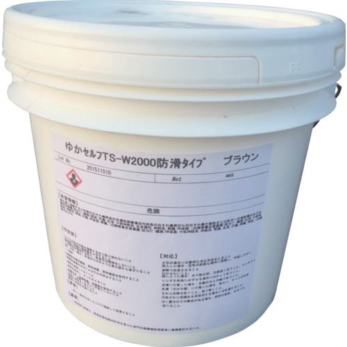 ■シロキ ゆかセルフ 防滑タイプ ブラウン 4KG 7760220(7840306)[法人限定][外直送元]｜ファーストFACTORY
