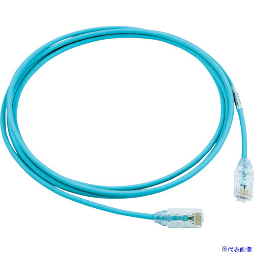■PANDUIT カテゴリ6細径パッチコード 3m パステルブルー UTP28SP3MPB UTP28SP3MPB(7853416)×10[送料別途お見積り][法人限定][メーカー取寄] 17,417円