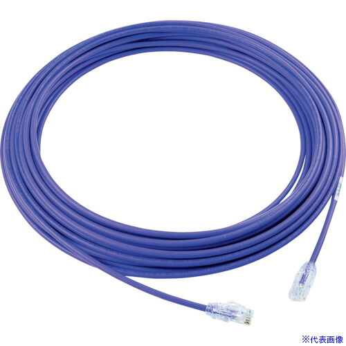 ■PANDUIT カテゴリ6A細径パッチコード 15m 紫 UTP28X15MVL UTP28X15MVL(7853530)