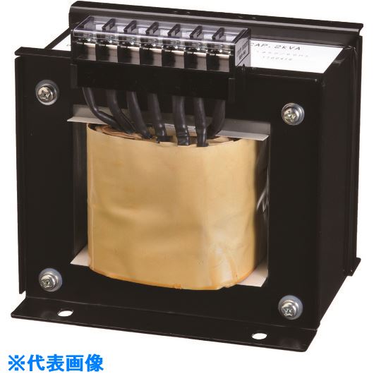 ■豊澄電源 LD21シリーズ 200V対100V複巻ダウントランス 2KVA LD2102KF(7903944)[送料別途お見積り][法人限定][掲外取寄]｜ファーストFACTORY