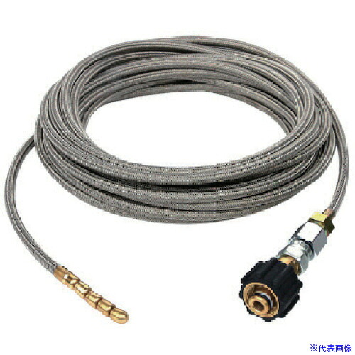 ■Asada SUS洗管ホース 8/60・8.5/60用 20m Qカプラ R10610(8067751)｜ファーストFACTORY