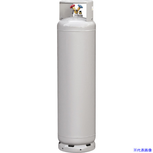 ■Asada フロン回収ボンベ フロートセンサー付 117L 3/8 TF129(8067934)[法人限定][外直送元]