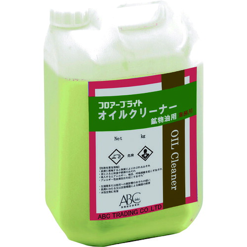 ■ABC 床用洗剤 フロアーブライトオイルクリーナー 鉱物油用 4.5KG BPBOLK01(8072689)[送料別途お見積り][法人限定][メーカー取寄]｜ファーストFACTORY