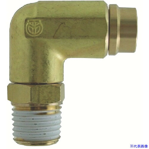 ■チヨダ フジHタイプ鍛造メイルエルボ 10mm・R3/8 1003MLBH(8084716)&times;10[送料別途お見積り][法人限定][掲外取寄]｜ファーストFACTORY