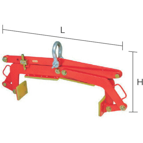 ■HHH 石材クランプ 180巾300kg SE180(8087259)[送料別途お見積り][法人限定][メーカー取寄]