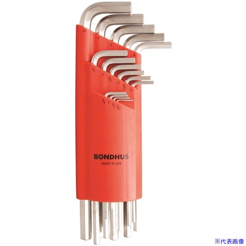 ■BONDHUS 六角ロングL－レンチ セット15本組(1.27－10mm) No.17195 HLX15MB(8107941)