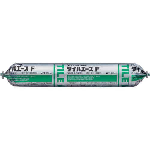 ■セメダイン タイルエースF (ホワイト) MP500ml RE-206 RE206(8135086)×20[送料別途お見積り][法人限定][掲外取寄]