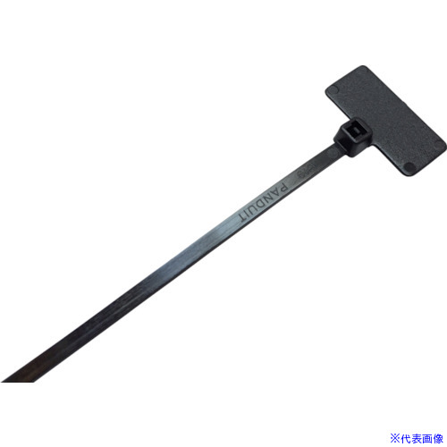■PANDUIT 旗型タイプナイロン結束バンド 耐候性黒 (1000本入) PLF1MM0(8146445)