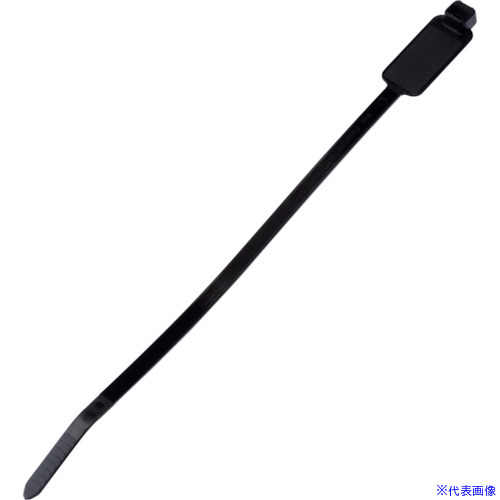 ■PANDUIT 旗型タイプナイロン結束バンド 耐候性黒 (500本入) PLM2SD0(8146464)