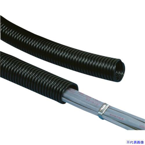 ■PANDUIT コルゲートチューブ ポリエチレン スリットなし 黒 CLTS125FL(8146634)[送料別途お見積り][法人限定][メーカー取寄]
