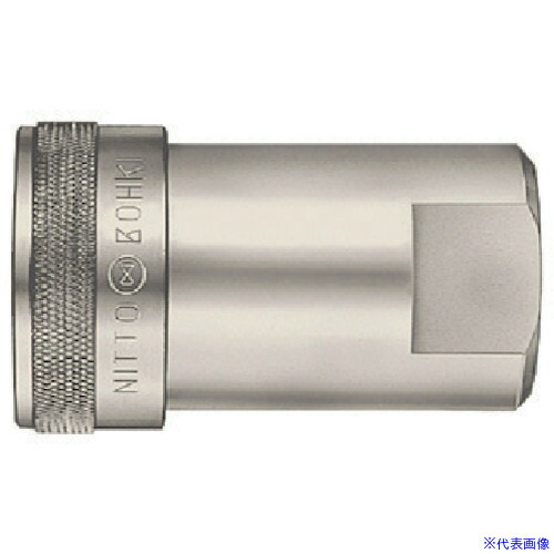 ■日東 210カプラ ふっ素ゴムFKM(X－100)相手側取付サイズR3/4(81797) 2106SSTEELFKM(8147733)[送料別途お見積り][法人限定][掲外取寄]