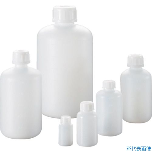 ■サンプラ PE細口瓶 1L (50本入) 02065C(8162589)