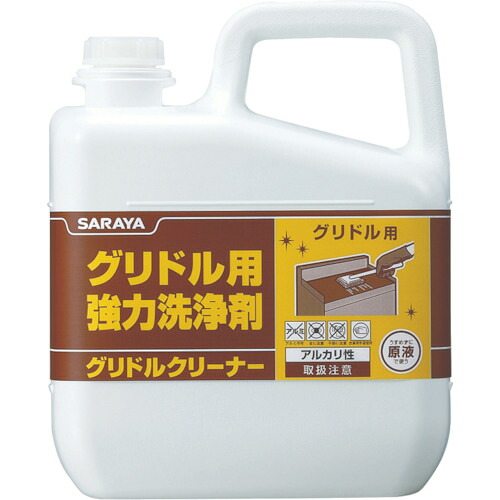 ■サラヤ グリドル用強力洗浄剤 グリドルクリーナー 6kg 51393(8162876)×3[送料別途お見積り][法人限定][掲外取寄]